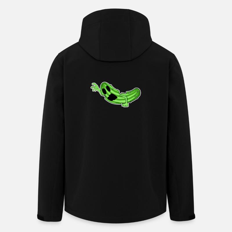 Zombie Gurke Horror - Recycelte Männer Softshell-Jacke von Stanley/Stella - Schwarz