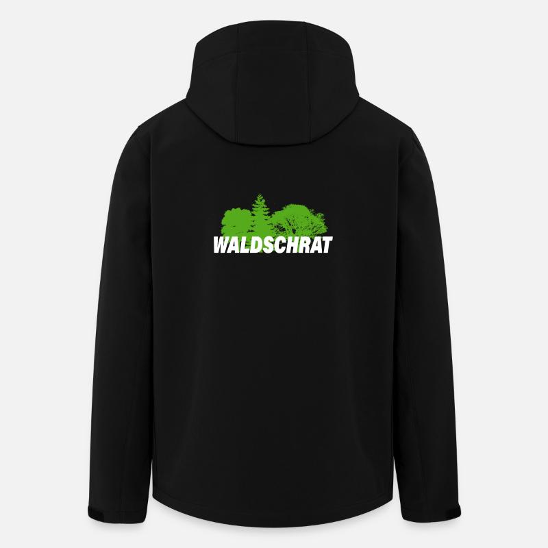WALDSCHRAT - Recycelte Männer Softshell-Jacke von Stanley/Stella - Schwarz