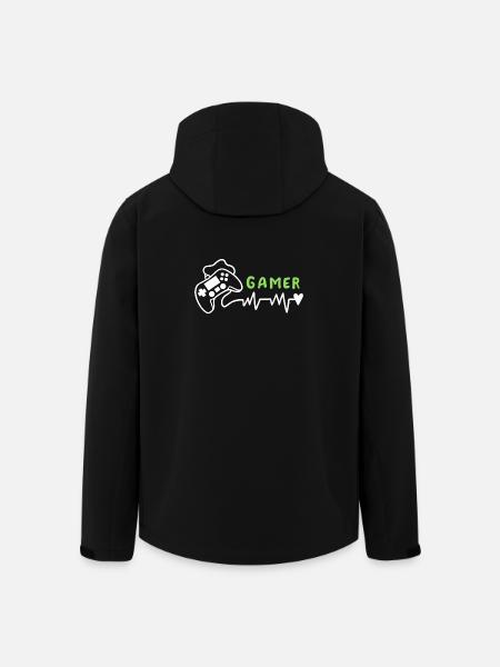 Gamer Gaming - Recycelte Männer Softshell-Jacke von Stanley/Stella - Schwarz