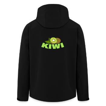 KIWI - Veste softshell homme en polyester recyclé Stanley/Stella - noir - Dos - AI Model Male 185 light (185cm)