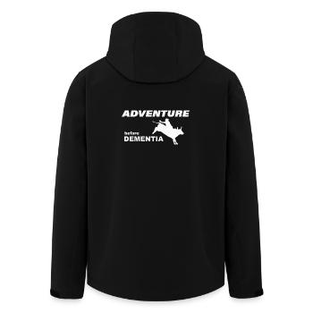 RODÉO AVENTURE - Veste softshell homme en polyester recyclé Stanley/Stella - noir - Dos - AI Model Male 185 light (185cm)