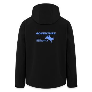 RODÉO AVENTURE - Veste softshell homme en polyester recyclé Stanley/Stella - noir - Dos - AI Model Male 185 light (185cm)