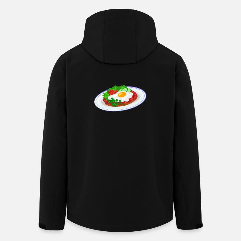 Traditionelles Englisches Frühstück - Recycelte Männer Softshell-Jacke von Stanley/Stella - Schwarz