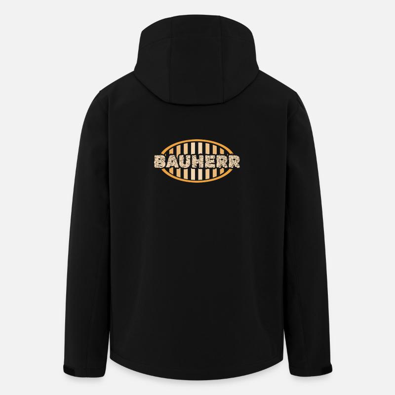 Geschenk für Bauherr - Recycelte Männer Softshell-Jacke von Stanley/Stella - Schwarz