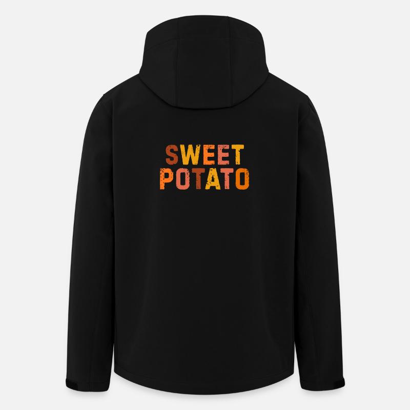 Sweet Potato Grouchy  - Recycelte Männer Softshell-Jacke von Stanley/Stella - Schwarz