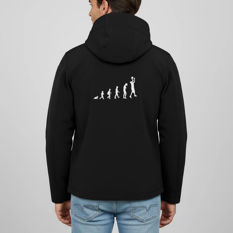 Evolution de bébé à basketteur / Sport Veste softshell homme en polyester recyclé Stanley/Stella
