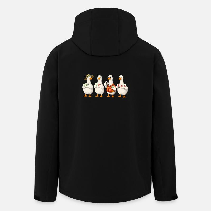 Mahjong goose - Men’s Recycled Softshell Jacket by Stanley/Stella - black