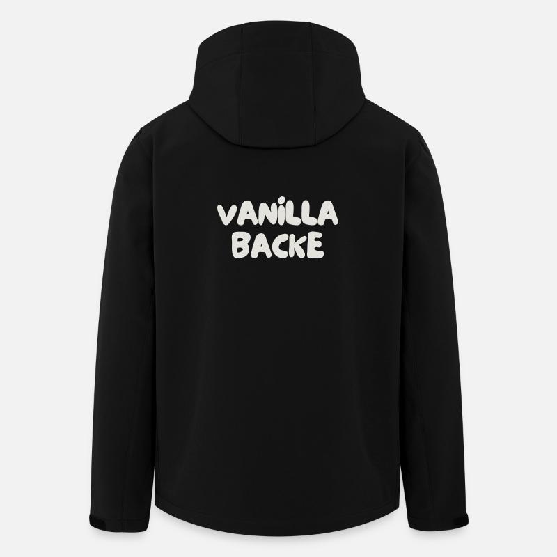 Joue vanille - Veste softshell homme en polyester recyclé Stanley/Stella - noir