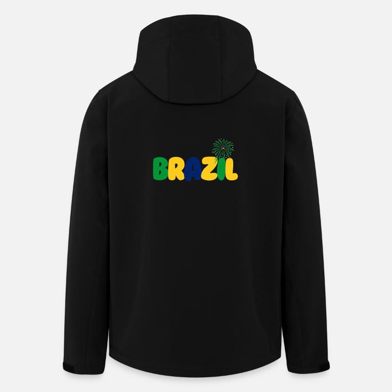 Brazil - Veste softshell homme en polyester recyclé Stanley/Stella - noir