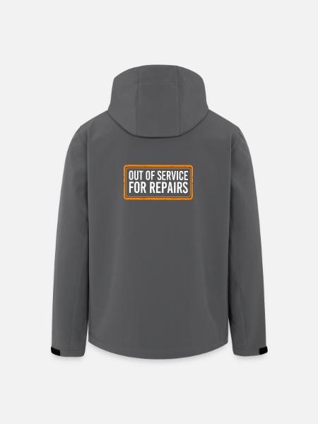 Hips Hip Joint Hips - Men’s Recycled Softshell Jacket by Stanley/Stella - black