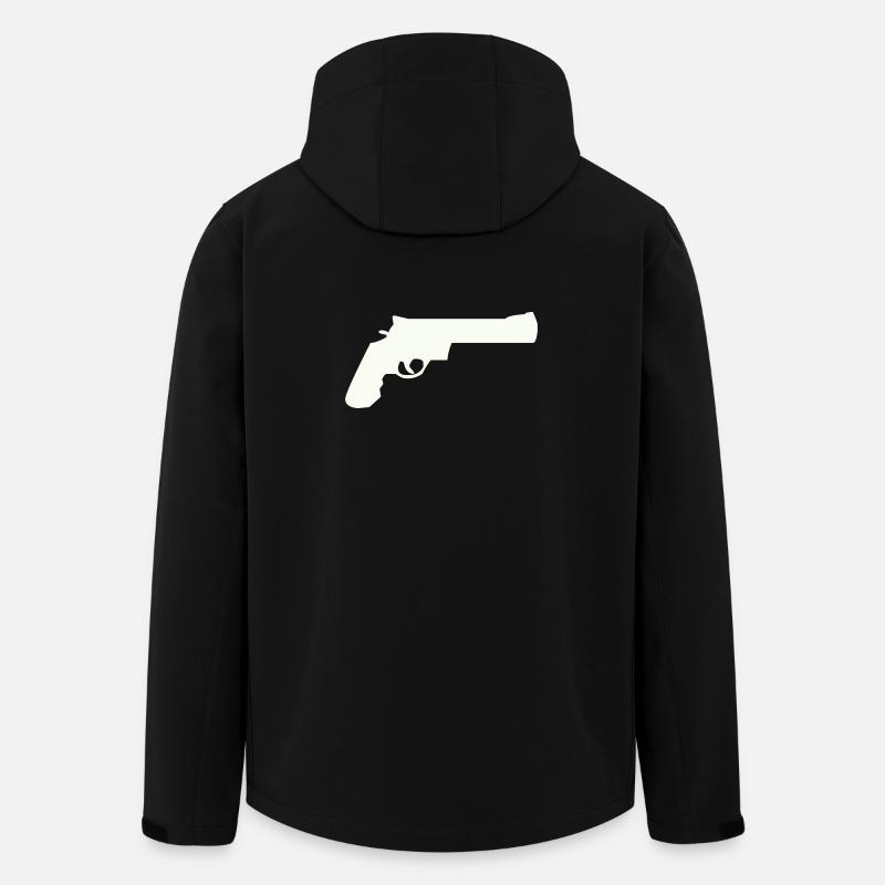 Fusil - Veste softshell homme en polyester recyclé Stanley/Stella - noir