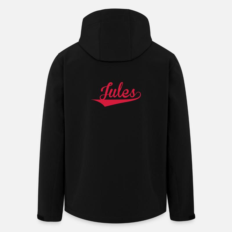 Jules - Veste softshell homme en polyester recyclé Stanley/Stella - noir
