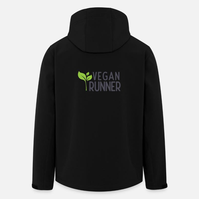 Vegan Runner - Men’s Recycled Softshell Jacket by Stanley/Stella - black