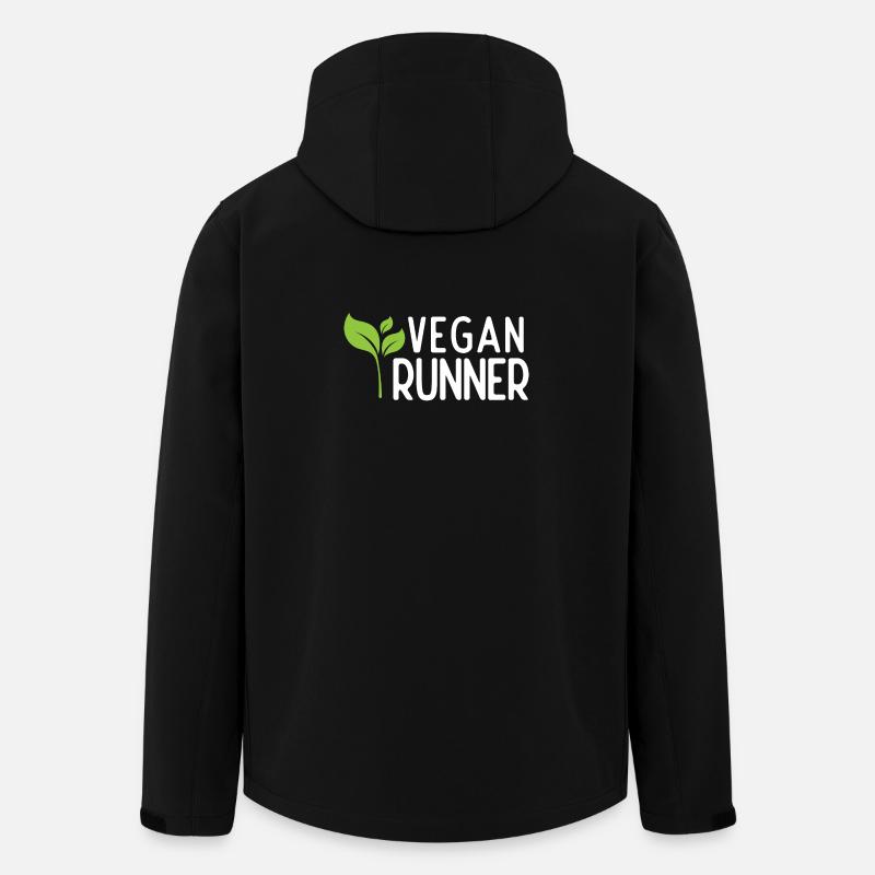 Vegan Runner - Men’s Recycled Softshell Jacket by Stanley/Stella - black