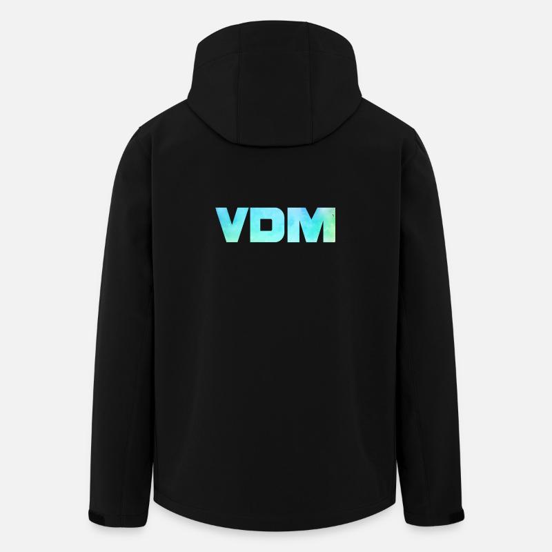 VDM - Recycelte Männer Softshell-Jacke von Stanley/Stella - Schwarz