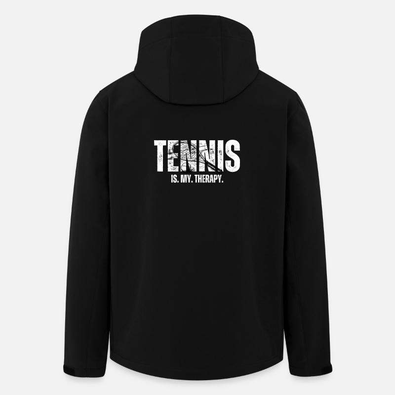 Tennis Therapy Bold Tee - Men’s Recycled Softshell Jacket by Stanley/Stella - black