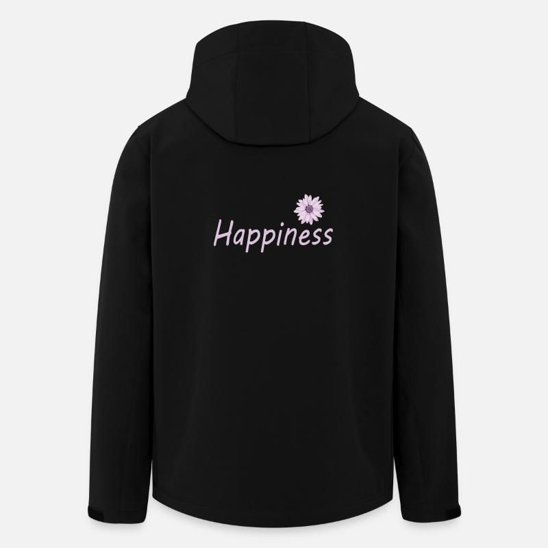 Bonheur - Veste softshell homme en polyester recyclé Stanley/Stella - noir