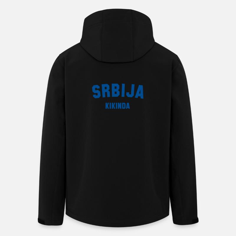 KIKINDA Serbia Serbien - Recycelte Männer Softshell-Jacke von Stanley/Stella - Schwarz