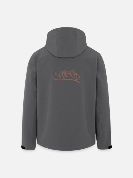 Graffiti-inspired urban art lettering Paris - Men’s Recycled Softshell Jacket by Stanley/Stella - black