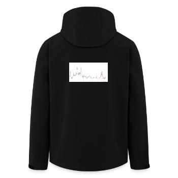“Share The Gains” Graphic T-Shirt
 - Men’s Recycled Softshell Jacket by Stanley/Stella - black - Back - AI Model Male 185 light (185cm)