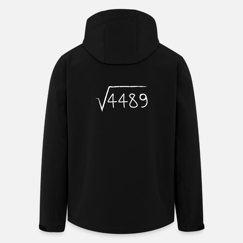 67 Square Root 4489 - Men’s Recycled Softshell Jacket by Stanley/Stella - black