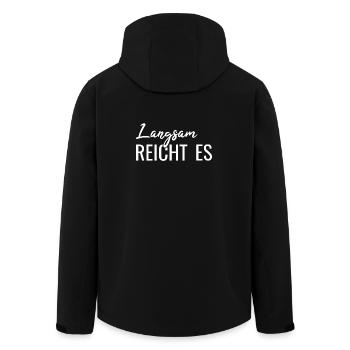 Assez lentement, - Veste softshell homme en polyester recyclé Stanley/Stella - noir - Dos - AI Model Male 185 light (185cm)
