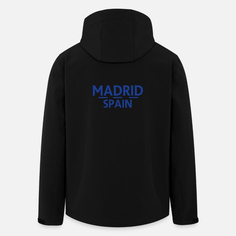 Madrid – Spanien - Recycelte Männer Softshell-Jacke von Stanley/Stella - Schwarz