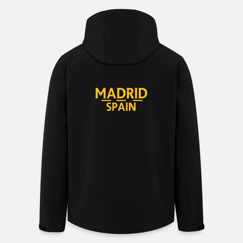 Madrid – Spanien - Recycelte Männer Softshell-Jacke von Stanley/Stella - Schwarz