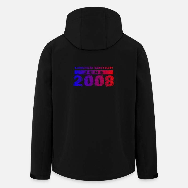 18e anniversaire Édition Limitée 06/2008 - Veste softshell homme en polyester recyclé Stanley/Stella - noir