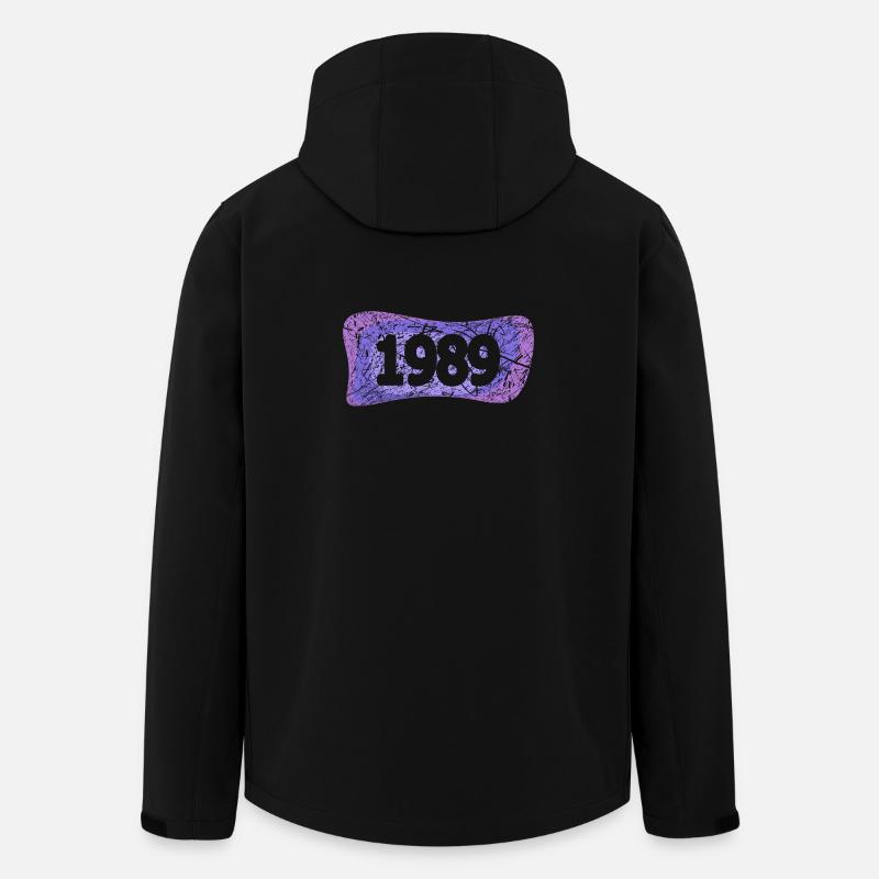 Réunion de classe 1989 - Veste softshell homme en polyester recyclé Stanley/Stella - noir
