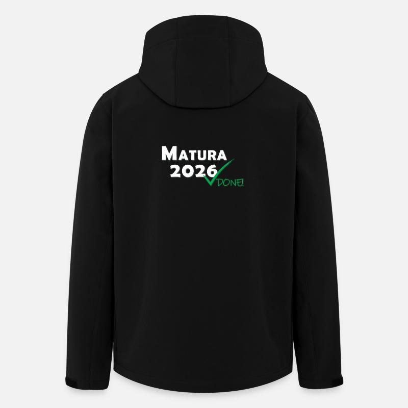 Matura 2026 Done - Men’s Recycled Softshell Jacket by Stanley/Stella - black