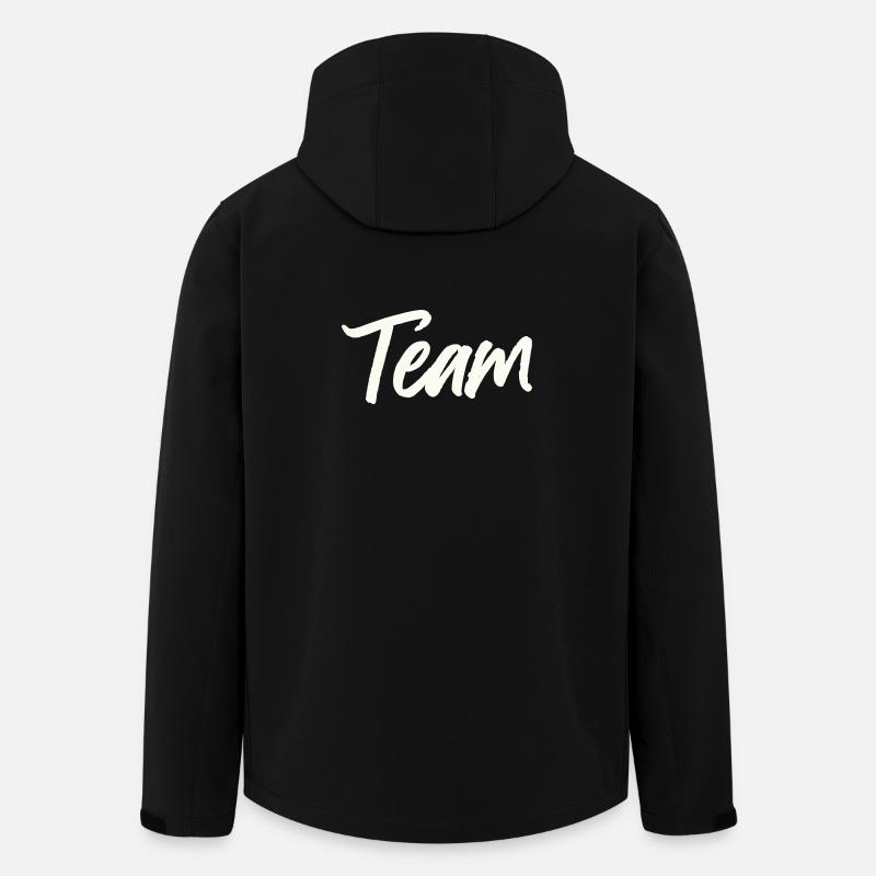 Team - Men’s Recycled Softshell Jacket by Stanley/Stella - black