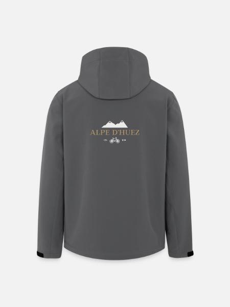 Alpe D'Huez - Recycelte Männer Softshell-Jacke von Stanley/Stella - Schwarz