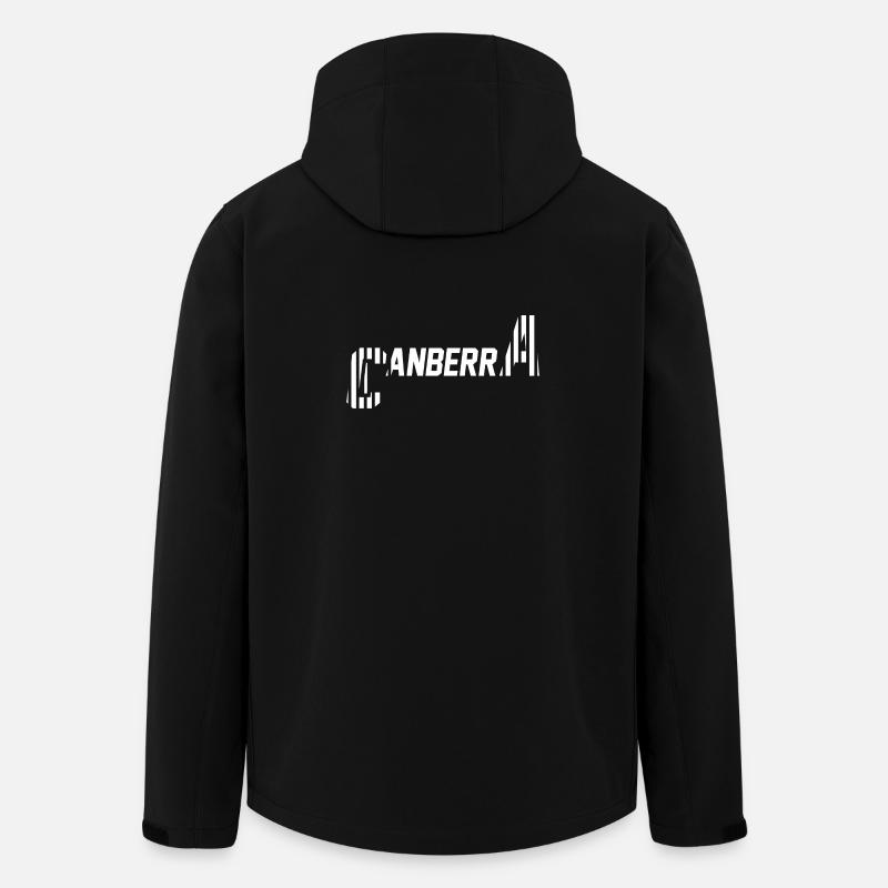 Canberra - Veste softshell homme en polyester recyclé Stanley/Stella - noir