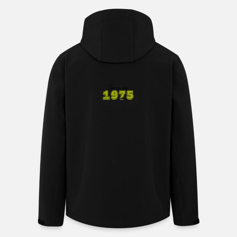 Né en 1975 - Veste softshell homme en polyester recyclé Stanley/Stella - noir