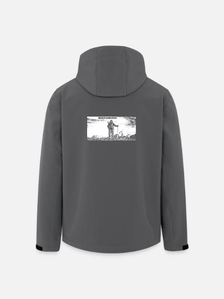 Run and run again - Men’s Recycled Softshell Jacket by Stanley/Stella - black