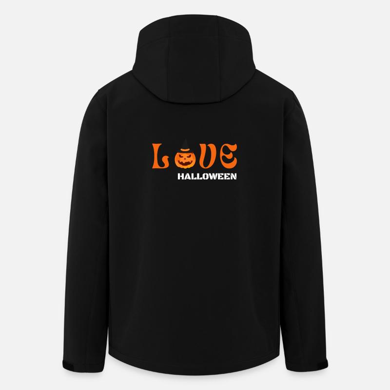 Liebe Halloween - Recycelte Männer Softshell-Jacke von Stanley/Stella - Schwarz