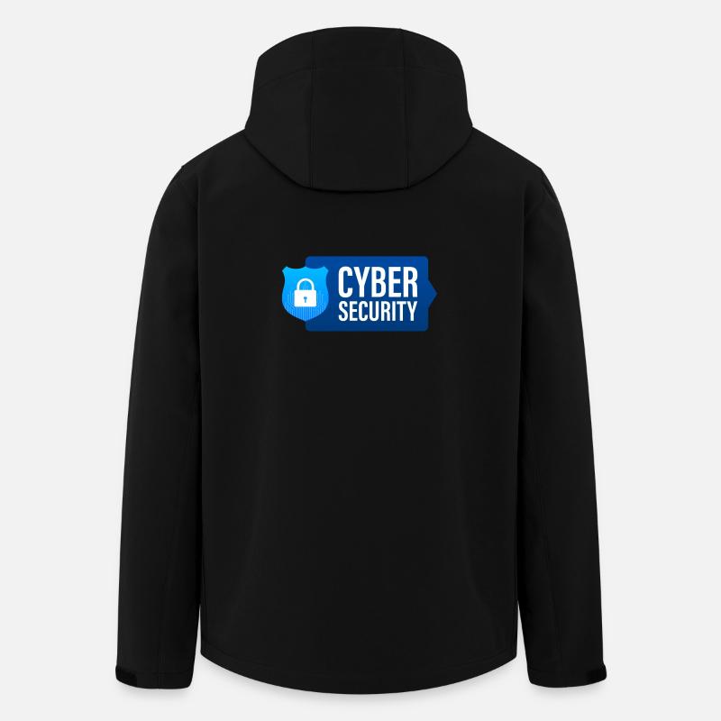 Cybersicherheit, Computer - Recycelte Männer Softshell-Jacke von Stanley/Stella - Schwarz