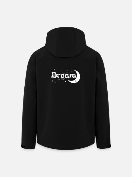 Dream / Traum - Recycelte Männer Softshell-Jacke von Stanley/Stella - Schwarz