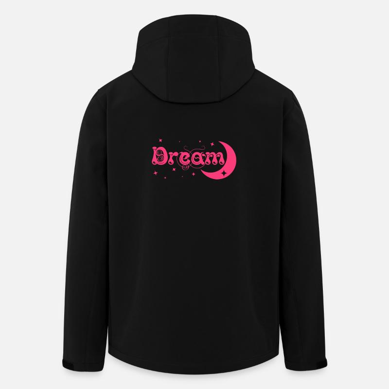 Dream / Traum - Recycelte Männer Softshell-Jacke von Stanley/Stella - Schwarz