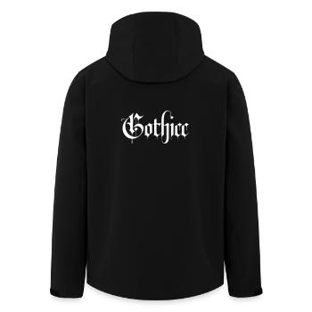Gothique - Veste softshell homme en polyester recyclé Stanley/Stella - noir - Dos - AI Model Male 185 light (185cm)