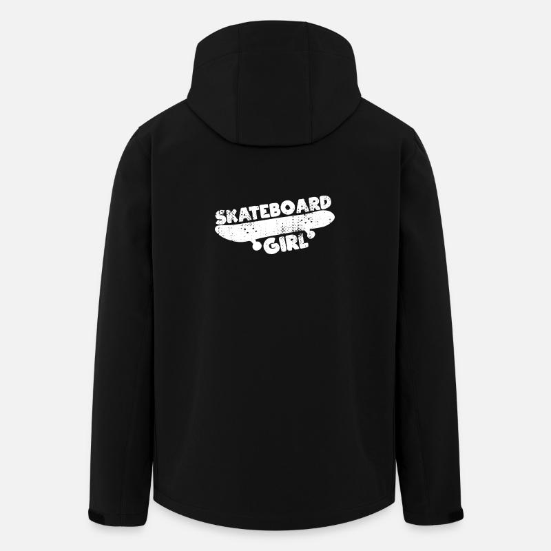 Skateboard Mädchen - Recycelte Männer Softshell-Jacke von Stanley/Stella - Schwarz