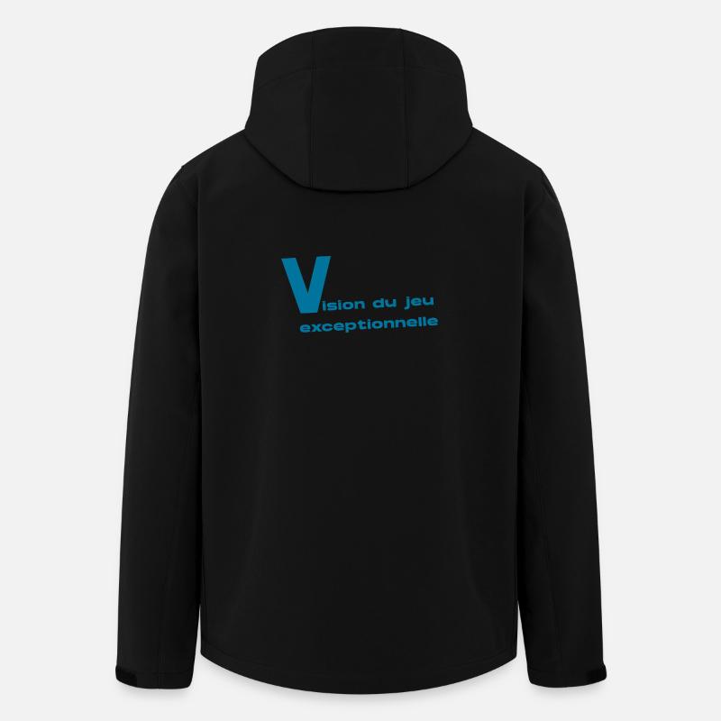 Vision du Jeu - Veste softshell homme en polyester recyclé Stanley/Stella - noir