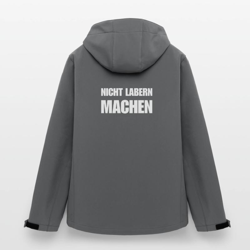 Ne bavardez pas, faites simplement une déclaration Veste softshell homme en polyester recyclé Stanley/Stella