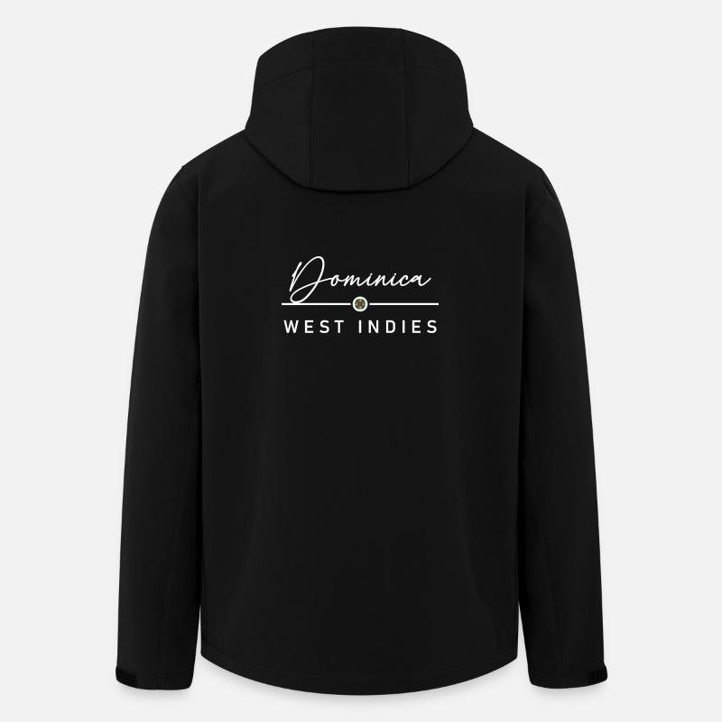 Dominique - Antilles - Caraïbes - Veste softshell homme en polyester recyclé Stanley/Stella - noir