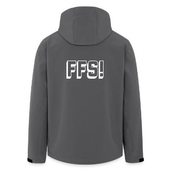 swear_FFS_white - Veste softshell homme en polyester recyclé Stanley/Stella - charbon - Dos - AI Model Male 185 light (185cm)