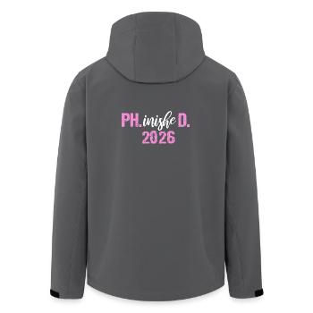 Doktor 2026 Abschluss Philister Dissertation Phd - Recycelte Männer Softshell-Jacke von Stanley/Stella - Anthrazit - Hinten - AI Model Male 185 light (185cm)