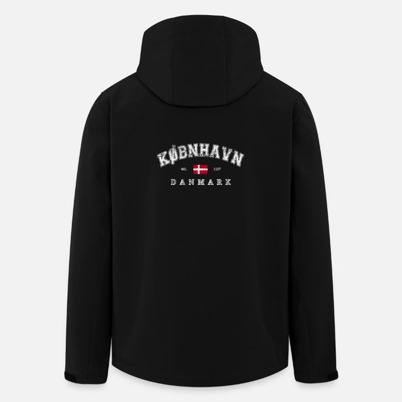 Copenhague Danemark - Veste softshell homme en polyester recyclé Stanley/Stella - noir