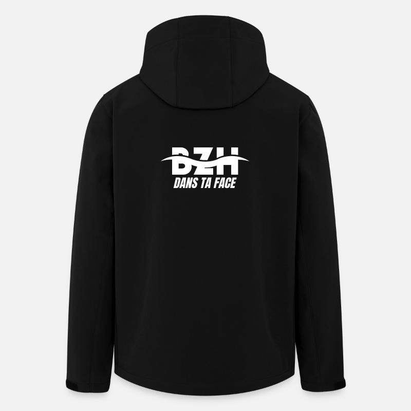 Bretagne, Bretagne humour, Breitz - Veste softshell homme en polyester recyclé Stanley/Stella - noir