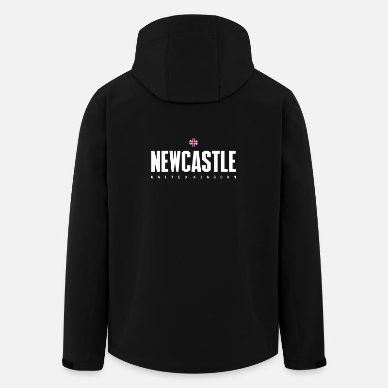 Newcastle - Veste softshell homme en polyester recyclé Stanley/Stella - noir